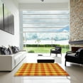 thumbnail image 6 of Ahgly Company Indoor Square Patterned Orange Red Orange Area Rugs, 5' Square, 6 of 6