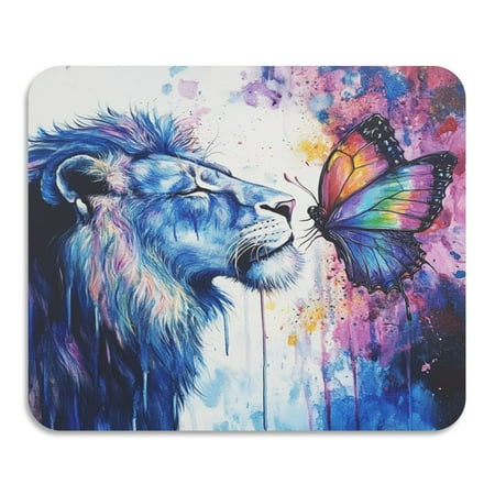 

Diatom Mud Drain Pad 19.7x15.7 Inch Dish Drying Mats Magical Mat Magic Mat Kitchen Drain Mat Coffee Drain Mat Table Drain Mat Colorful Lion and Butterflies