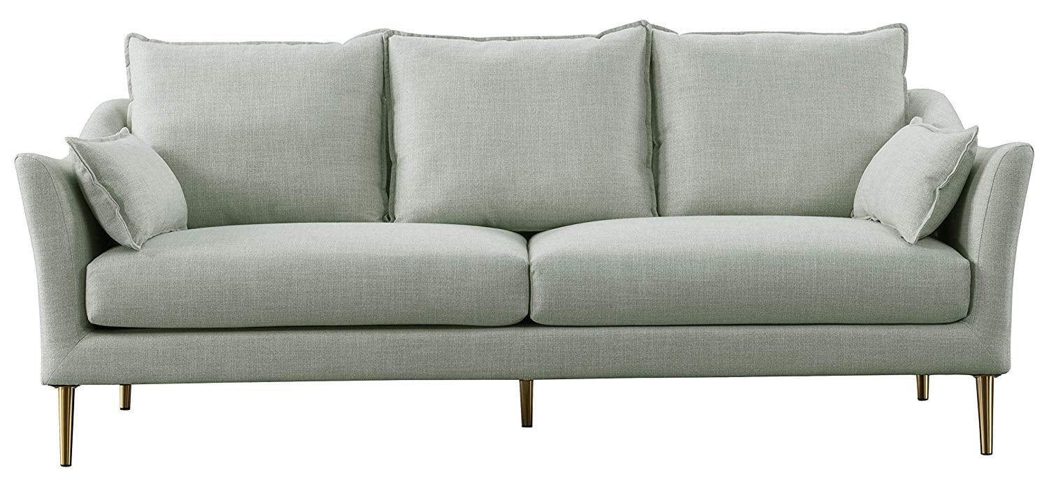 Acanva Luxury Mid-Century Modern Living Room Sofa Couch, Light Grey -  Walmart.com
