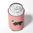 thumbnail image 4 of Caroline's Treasures BB3630CC Sheltie/Shetland Sheepdog Checkerboard Pink Can or Bottle Hugger, Can Hugger, multicolor, 4 of 5