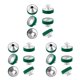 thumbnail image 1 of Soidarity Saxophone Aluminum Alloy Music Playing Accessory Instrument Fittings Mute Silencing Beginner Sax Tool Dampener Woodwind Type1, 1 of 6