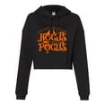 thumbnail image 2 of Go All Out It's Just A Bunch Of Hocus Pocus Halloween Cropped Hooded Sweatshirt Women, 2 of 2