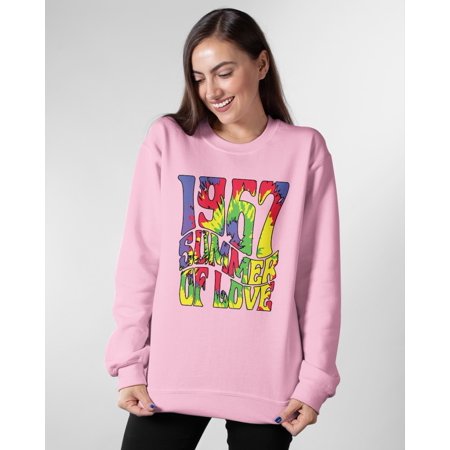 Sweatshirt Adults, 1967 Summer Of Love Hippie Beach Perfect Summer Crewneck Sweatshirt