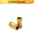 thumbnail image 3 of Wekity M3x8mm Female Thread Knurled Nuts,100PCS Hx4mm OD Brass Threaded Insert Embedment Nuts Hydraulic Welded Joint Injection Molding Assortment Kit for 3D Printing Injection Molding-0621, 3 of 5