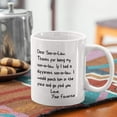thumbnail image 4 of Son-In-Law Coffee Mug Funny Dear Son In Law Thanks For Being Mine 11 oz White Ceramic Coffee Cup, 4 of 7