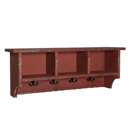 Cottage Hook - Alaterre Country Cottage Coat Hooks with Storage Cubbies