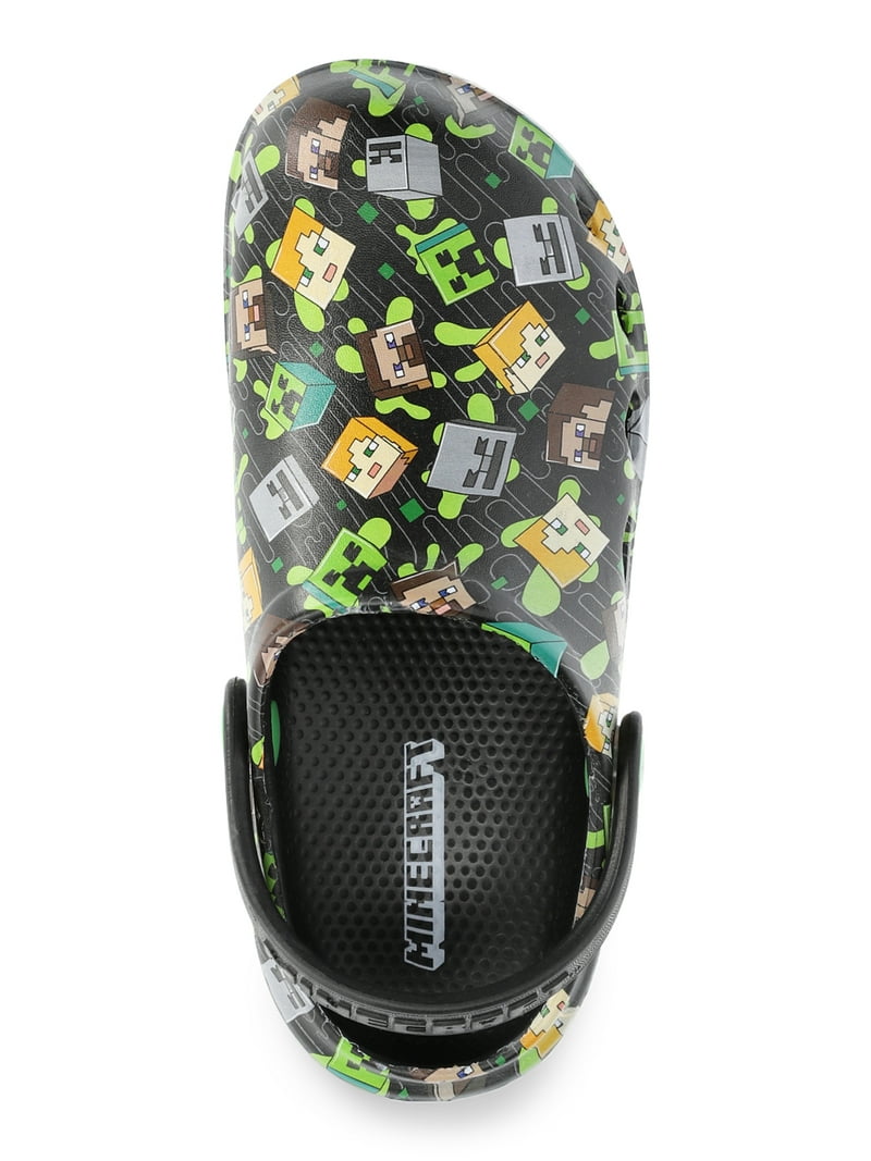 Minecraft Boys Clogs Lightweight EVA Foam Slip-On Durable 