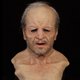 thumbnail image 3 of Halloween adulto anciano hombre látex máscara completa cara cubierta Cosplay casco, 3 of 5