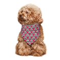 thumbnail image 4 of Naloa Hearts And Lines Dog Bandanas 1PC Washable Triangle Dog Scarfs Premium Durable Fabric, for Small Medium Large Dogs and Cats, 4 of 6