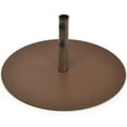 thumbnail image 1 of Costway Base de Parasol de Patio 59 Lb Support de Parasol Rond pour Cour Arrière Brun, 1 of 10