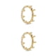 thumbnail image 3 of Anillo de cristal Qarigey Aleación Oro 2Conjunto, 3 of 6
