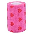 thumbnail image 2 of Rose Red Heart Rolls Vendajes Prácticas Cintas Elásticas para Heridas para Animal (L), 2 of 8