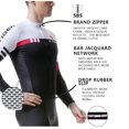 thumbnail image 4 of X-TIGER - Maillot de ciclismo de manga larga de alta calidad para ciclismo de montaña, ropa deportiva para ciclismo de montaña, camiseta de ciclismo con cremallera completa, 4 of 5