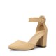 thumbnail image 1 of Zapatos de Tacón para Mujer DREAM PAIRS Nude en Nubuck Talla 7 con Tacón de 7.5 cm, 1 of 8