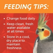 Pennington Medium Bird Blend Bird Food for Cockatiels, Love Birds; 3 lb Bag