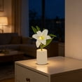 thumbnail image 6 of Artificial Lily LED Table Light, Realistic Flower Decorative Lamp with Warm Glow for Living Room and Nightstand, 6 of 6