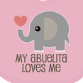 thumbnail image 4 of Inktastic My Abuelita Loves Me Grandchild Boys or Girls Baby Bib, 4 of 4