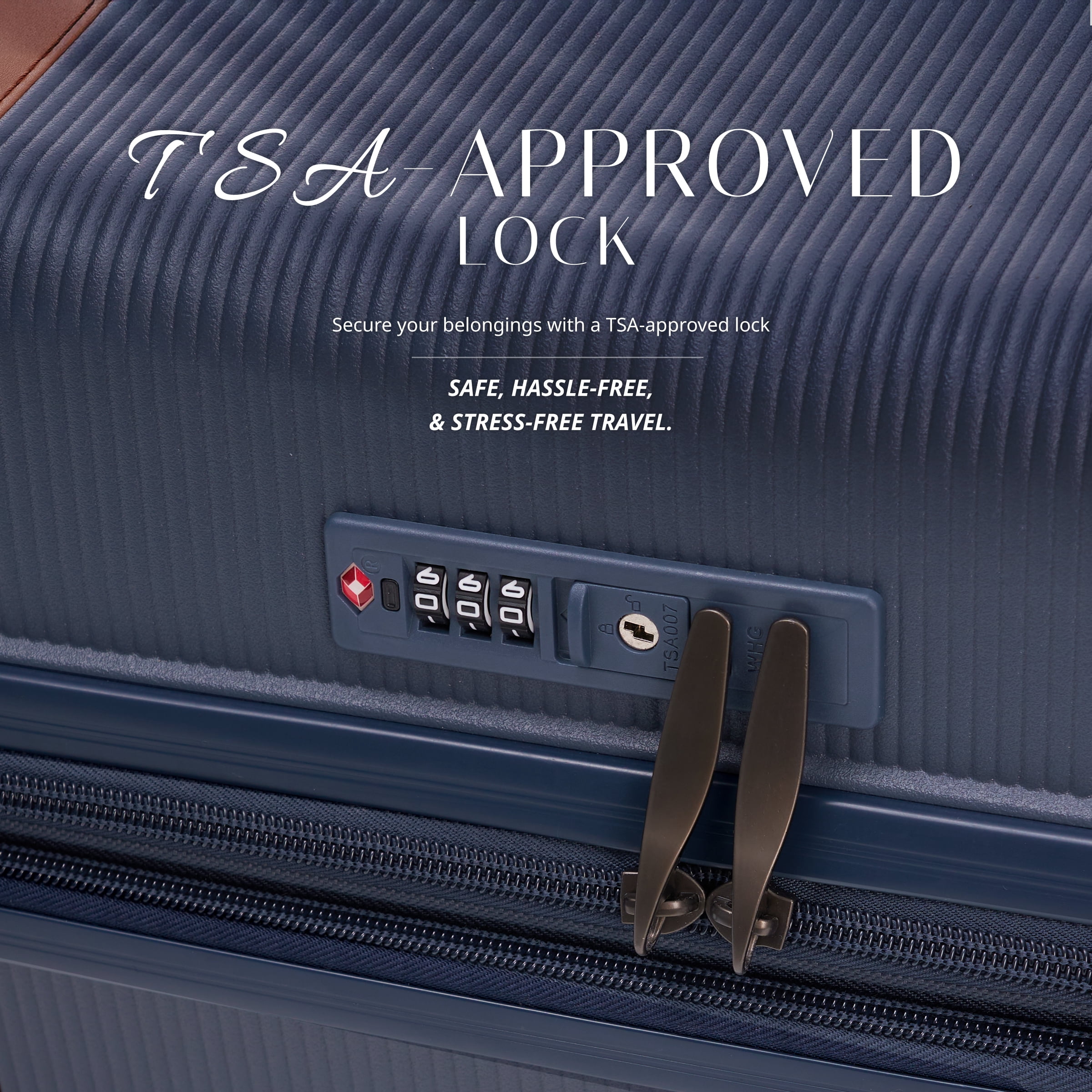 Verage Florence Hardside Carry-On PP Luggage with Spinner Wheels, 20-Inch Lightweight Expandable Suitcase with TSA Lock, Artist-Inspired Stylish Travel Luggage