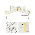 thumbnail image 2 of Garvee Portable 4 Square Volleyball Game Set - 14 FT 4-Way Adjustable Height Net for Backyard, Beach, Lawn - Durable Frame, Full Accessories, Family Use - Volleyball Equipment - Yellow, 2 of 7