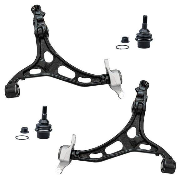Detroit Axle - Front Lower Control Arms for 2011-2015 Jeep Grand Cherokee Dodge Durango 2012 2013 2014, 2 Lower Control Arms , 2 Lower Ball Joints Replacement