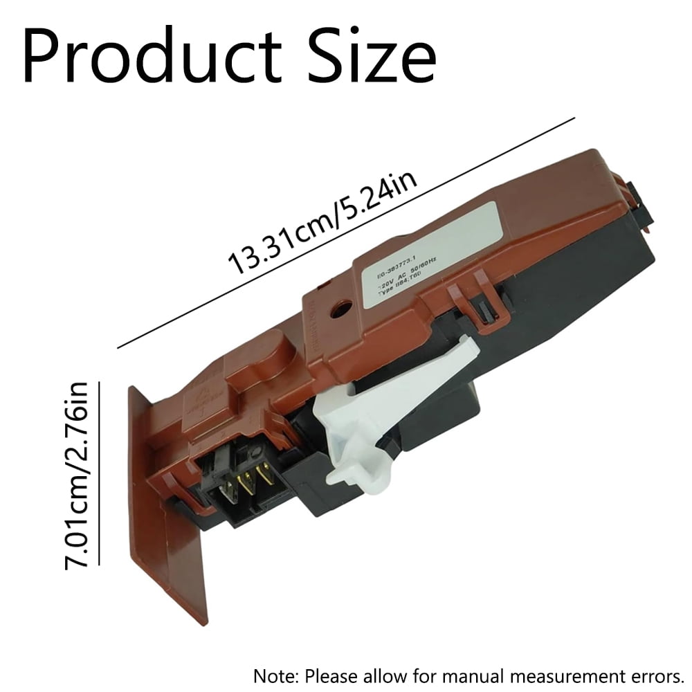 WH10X20821 Washing Machine Door Lock, EG00648526 DC120V Washing Machine Lid Switch Assembly, Replace PD00037508 and AH11699522
