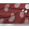 thumbnail image 2 of Soimoi Viscose Chiffon Fabric Paisley Block Decor Fabric Printed Yard 42 Inch Wide, 2 of 3