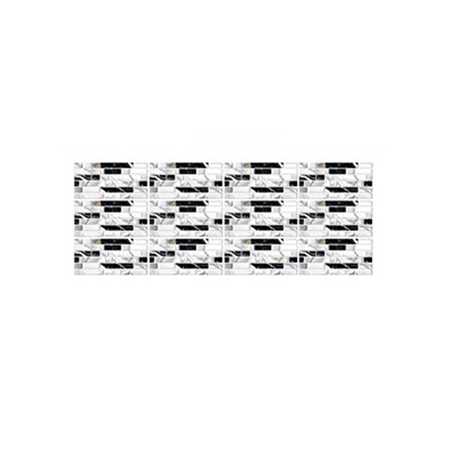 CAROOTU 3D Tile Backsplash Stickers Waterproof Self-Adhesive Peel Creative Home Beautification Designed for