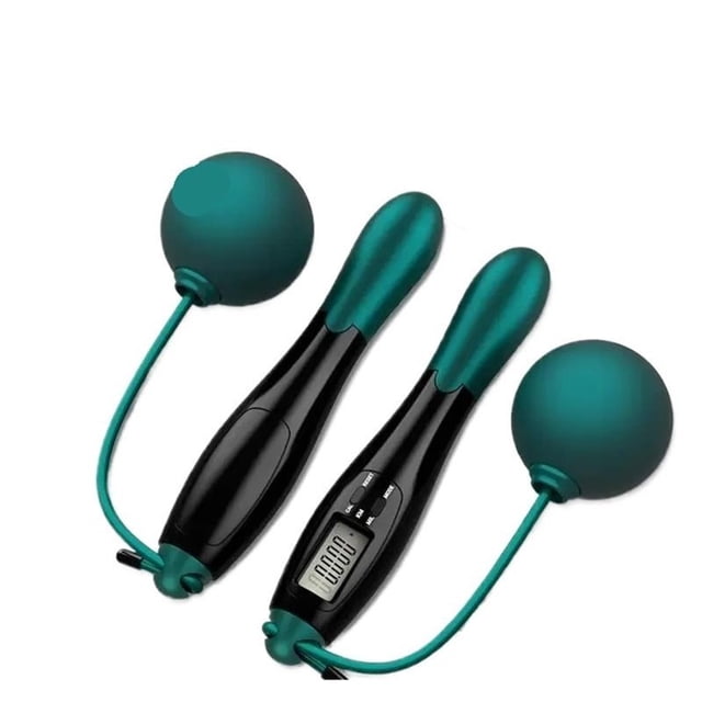 Cuerda de saltar para contar Fitness, cuerda de saltar de acero, ejercicio, cuerda de saltar inalámbrica ajustable, Fitness, entrenamiento de gimnasia, deporte en casa