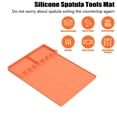 thumbnail image 2 of GoXteam Griddle Tools Mat for Blackstone, Spatula Grill Mat with Drip Pad for Kitchen, Cooking, Countertop, Griddle Accessories for Blackstone, Orange, 2 of 7