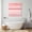 Pink, variant on Canvas Print Wall Art Oil Paintings Modern Ombre Brown on White Picture Prints Artwork for Living Room Kitchen Bathroom Bedroom