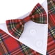 thumbnail image 4 of Bandana de Esmoquin para Perro ADOGGYGO con Pajarita a Cuadros Rojos XL, 4 of 4