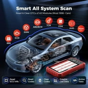 LAUNCH CRP919X Lite Bidirectional Scan Tool, 32 Reset Services, All System Diagnostic Scanner, Injector Coding, Auto VIN OBD2 Scanner Diagnostic Tool with 2-Year Updates