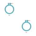 thumbnail image 2 of ZheElen Plastic Cross Stitch Machine Embroidery Hoops Ring Sewing Needle craft Tools Random Color 7 Inches 2Set, 2 of 5