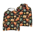thumbnail image 6 of Bingfone Daisy maple leaf Men's Drawstring Hoodie Long Sleeve Pocket Sweatshirts-X-Large, 6 of 6