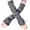 Black, variant on Unisex Thumbhole Fingerless Gloves Breathable Fingerless Gloves Halloween Arm Sleeves Thumbhole Design