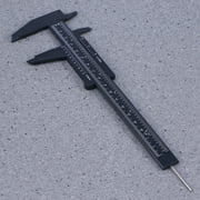 FRCOLOR 150mm 0.5mm Mini Vernier Caliper Metric Plastic Portable Sliding Pocket Caliper Ruler Measuring Tool