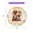 thumbnail image 5 of Happy Mother's Day Proud Rhodesian Ridgeback Mom Ceramic Round Ornament Ridgebacks Dog Lover Gifts Home Tree Decor - 03003, 5 of 5