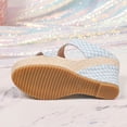 thumbnail image 5 of Wedge Sandals for Women Baeitkot Women Casual Round Head Comfy Slippers Wedge Heel Shoes, 5 of 9