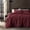 Burgundy, variant on Sleep Zone Duvet Cover Twin/Twin Xl Size, Stone Washed, Soft and Comfortable with Natural Wrinkles, Easy Care, Gift-Wrapped, Safe and Skin-Friendly(Beige, Twin/Twin Xl)