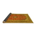 thumbnail image 2 of Ahgly Company Indoor Round Medallion Yellow Traditional Area Rugs, 8' Round, 2 of 4