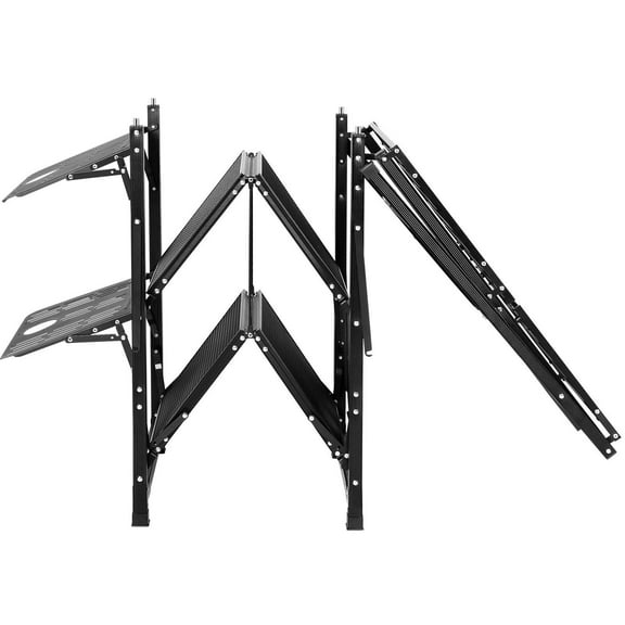 Portable Camping Kitchen Table - Foldable Aluminum Cook Station w/ 3 Side Tables, 2 Shelves & Detachable Sink for Outdoor BBQs, Picnics - Carry Bag Included