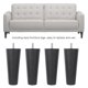 thumbnail image 5 of Patas de gabinete, 4 piezas Patas de sofá Patas de muebles de PP Accesorios para muebles Rendimiento de primera categoría, 5 of 10
