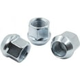 thumbnail image 5 of Wheel Accessories Parts 32 Pcs M14x1.5 14x1.5 Thread Open End Bulge Acorn 21mm 0.84" Long Lug Nuts Zinc 3/4" 19mm Hex Fits 2001+ Silverado Sierra 2500 3500 Ford 2005+ F250 F350 2011+ Ram 2500 3500, 5 of 9