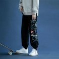 thumbnail image 4 of Pantalones cortos deportivos para hombre, pantalones deportivos finos con gráficos para hombre, pantalones deportivos lisos de verano, artículos nuevos para correr Pas Cher, 4 of 5