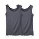 thumbnail image 2 of Puntoco Tops sin mangas para mujer Camiseta sin mangas de cuello redondo de color sólido de moda informal grande de verano para mujer, 2 of 3