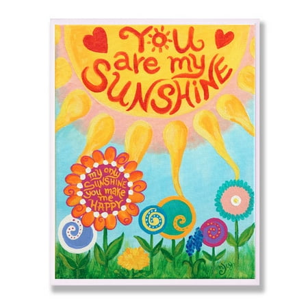 Stupell Industries The Kids Room You Are My Sunshine Wall Plaque