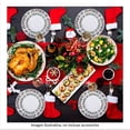 thumbnail image 4 of Juego de platos Great Value lavable y reutilizable navidad guirnaldas 12 pzas, 4 of 4