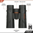 thumbnail image 2 of Athlon Optics Argos G2 8x42 UHD Binocular, Black, Waterproof, Durable Binoculars for Bird Watching, Concert, Sports, 2 of 9