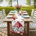 thumbnail image 4 of Table Runners 90 Inches Long Dress Scarves, Red Floral Valentine's Day Farmhouse Coffee/Dining/Kitchen Table Runner for Living Room, Gnomes Botanical Gifts Farmhouse 13x90 Inch, 4 of 9