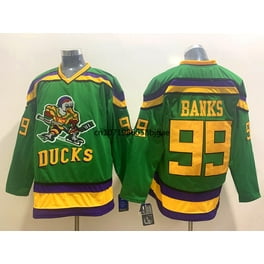 Youth Mighty Ducks Movie Ice Hockey Jersey - #96 Charlie Conway, Stitched Letters & Numbers